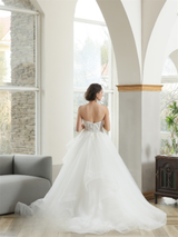 Nicole | Ruffle wedding dress