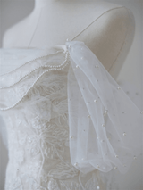 Luminous | Off the shoulder Lace bridal gown