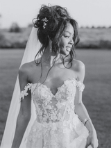 Eva | Off The Shoulder Lace Bridal Gown