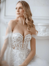 Austen | Off the Shoulder Romantic bridal robe