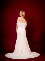 Aisha | Strapless Wedding Dress With Bow In The Back