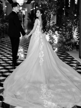 Eva | Off The Shoulder Lace Bridal Gown