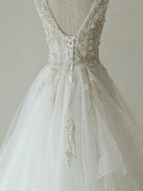 Celine | Tulle bridal dress with V neck