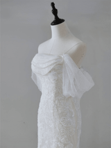 Luminous | Off the shoulder Lace bridal gown