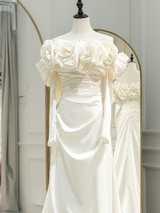 Raven | Off white mermaid wedding dress