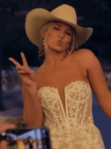 Camila | Sexy V-neck Mermaid Wedding Dress with Detachable Train