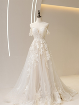 Juliette | Off The Shoulder Garden Wedding Dress