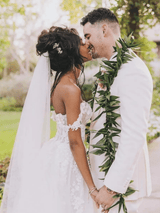 Eva | Off The Shoulder Lace Bridal Gown