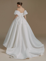 Aria | Detachable puff sleeves wedding dress