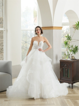Nicole | Ruffle wedding dress