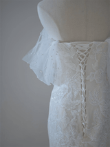 Luminous | Off the shoulder Lace bridal gown