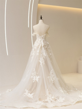 Juliette | Off The Shoulder Garden Wedding Dress