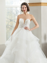 Nicole | Ruffle wedding dress