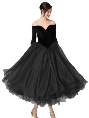 vintage black dress
