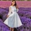 tea length wedding dress