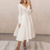 mini wedding dress