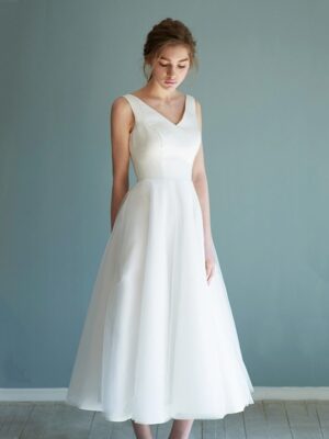 tea length wedding dress