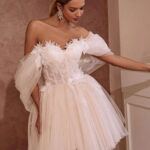 tulle wedding dress