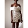 Satin wedding dress