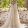 lace ball gown wedding dress