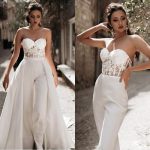 off the shoulder wedding dress