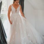 Tulle wedding dress