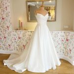 satin wedding dresses