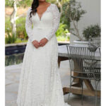 long sleeve bridal gowns