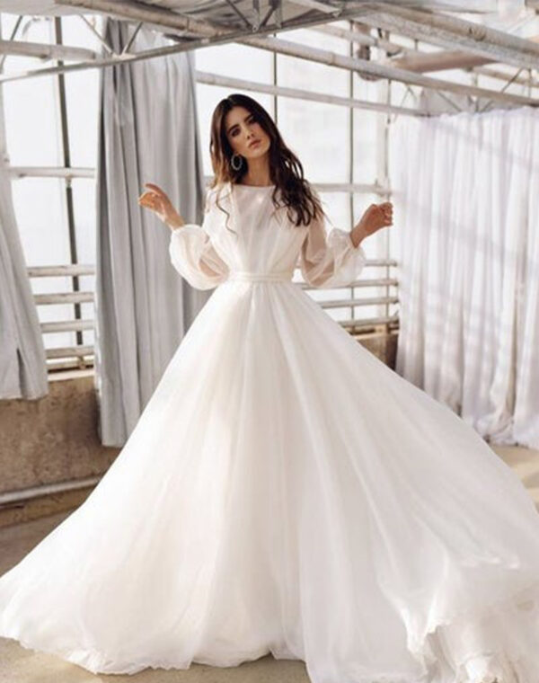 simple wedding dress