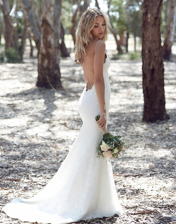 Boho Bridal Gown designed for beach weddings