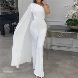 One-Shoulder Bridal Jumpsuits