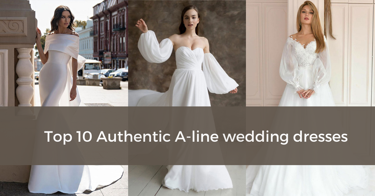 A-line wedding dress